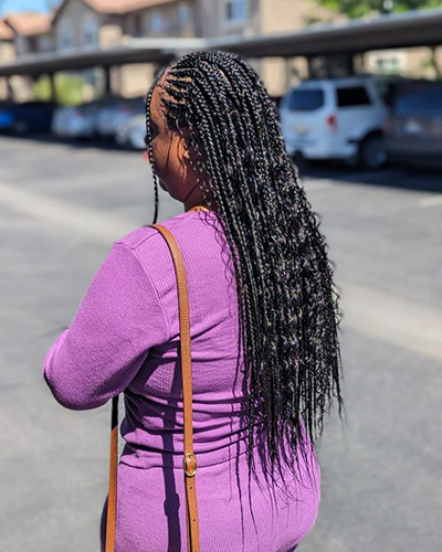 Bohemian Knotless Braids